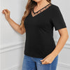 Casual Plus Size Clothes Black Summer T-Shirt Bennys Beauty World