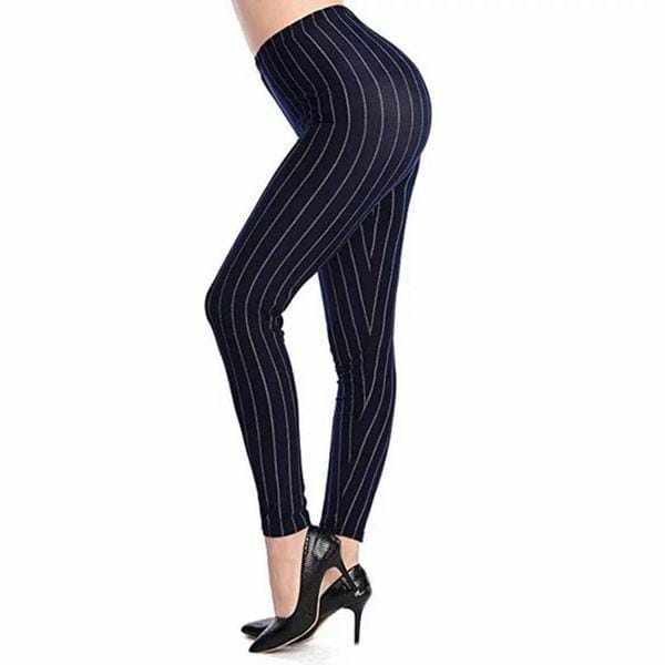 Casual Striped Sexy Grid Leggings for Women Bennys Beauty World