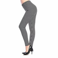 Casual Striped Sexy Grid Leggings for Women Bennys Beauty World
