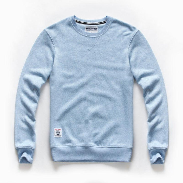 Casual Sweaters for Men 2022 Cloth Sweatshirts Solid O-Neck Shirt Bennys Beauty World