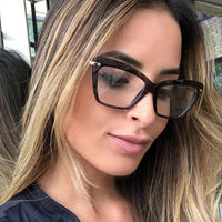 Cat Eye Glasses Women's Retro Brand Designer Eyeglasses Bennys Beauty World