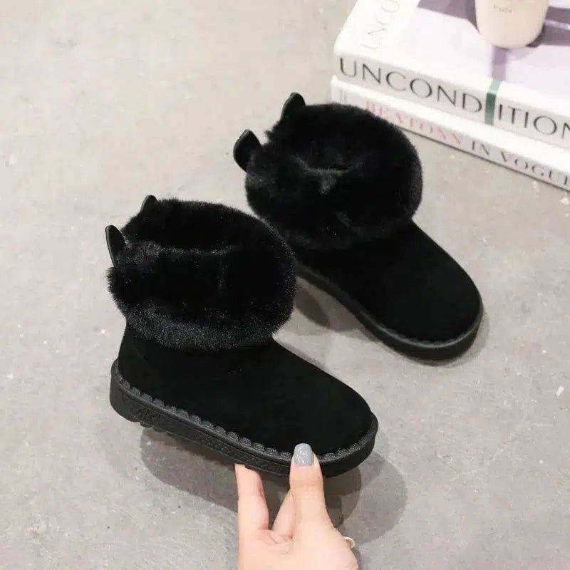 Children Casual Shoes Baby Boys And Girls Fashion Fur Snow Boots Bennys Beauty World