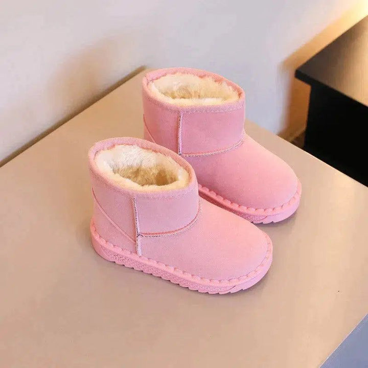 Children Casual Shoes Baby Boys And Girls Fashion Fur Snow Boots Bennys Beauty World