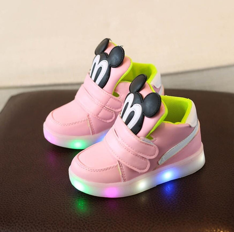 Children Casual Shoes With Light LED Boys & Girls Sneakers Bennys Beauty World