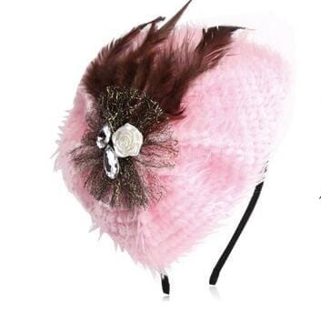 Children's Beret girl's Fascinator headbands Accessories Bennys Beauty World