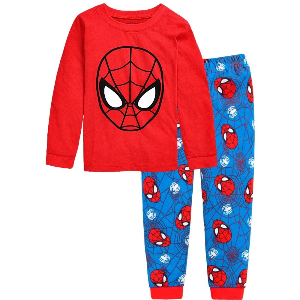 Children's Clothing Sets Boys Sleepwear Kids Spider Cartoon Pyjamas Bennys Beauty World