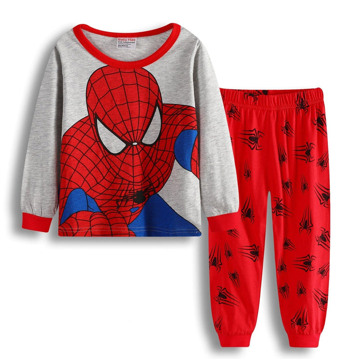 Children's Clothing Sets Boys Sleepwear Kids Spider Cartoon Pyjamas Bennys Beauty World