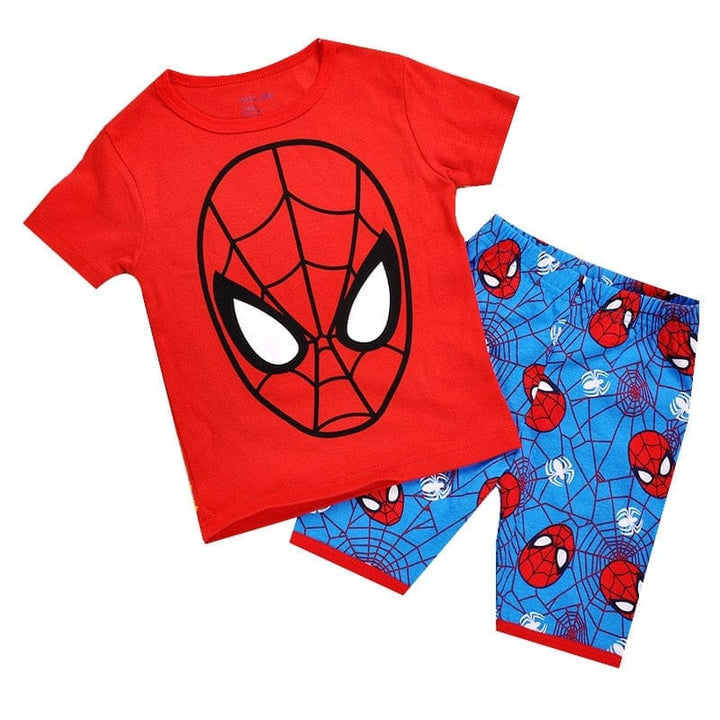 Children's Clothing Sets Boys Sleepwear Kids Spider Cartoon Pyjamas Bennys Beauty World