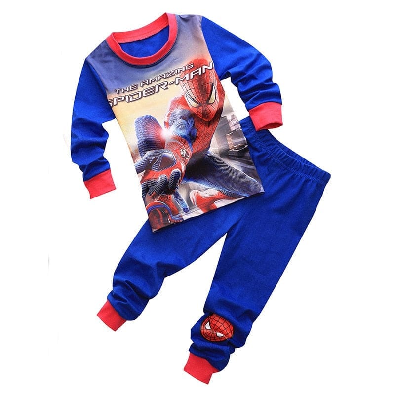 Children's Clothing Sets Boys Sleepwear Kids Spider Cartoon Pyjamas Bennys Beauty World