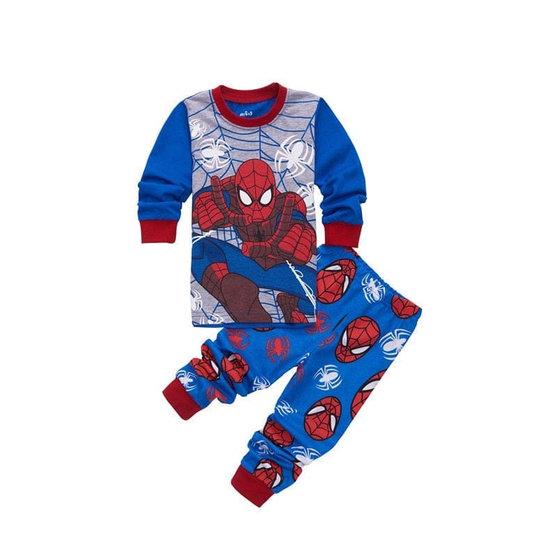 Children's Clothing Sets Boys Sleepwear Kids Spider Cartoon Pyjamas Bennys Beauty World