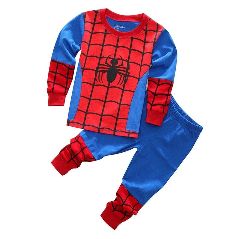 Children's Clothing Sets Boys Sleepwear Kids Spider Cartoon Pyjamas Bennys Beauty World