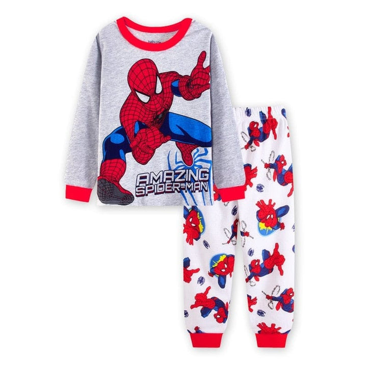 Children's Clothing Sets Boys Sleepwear Kids Spider Cartoon Pyjamas Bennys Beauty World