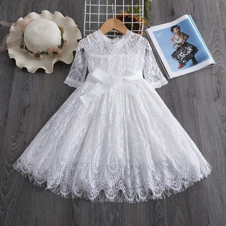 Children's Dress Embroidered Mesh Tulle Tutu Dress Skirt Bennys Beauty World