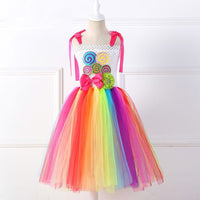 Children's Lollipop Dress Mesh Tutu Skirt Girls' Dress Bennys Beauty World