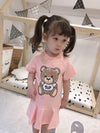 Children's Short Sleeve Princess Dress Half Sleeve Comfortable Dress Bennys Beauty World