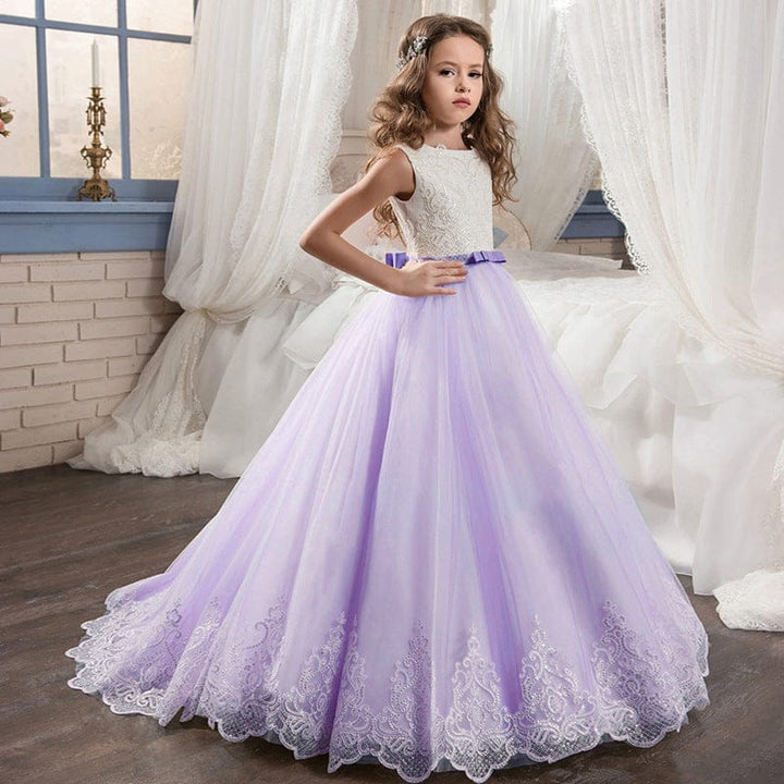 Children's Wedding Dress Dress Lace Puff Princess Dress Bennys Beauty World