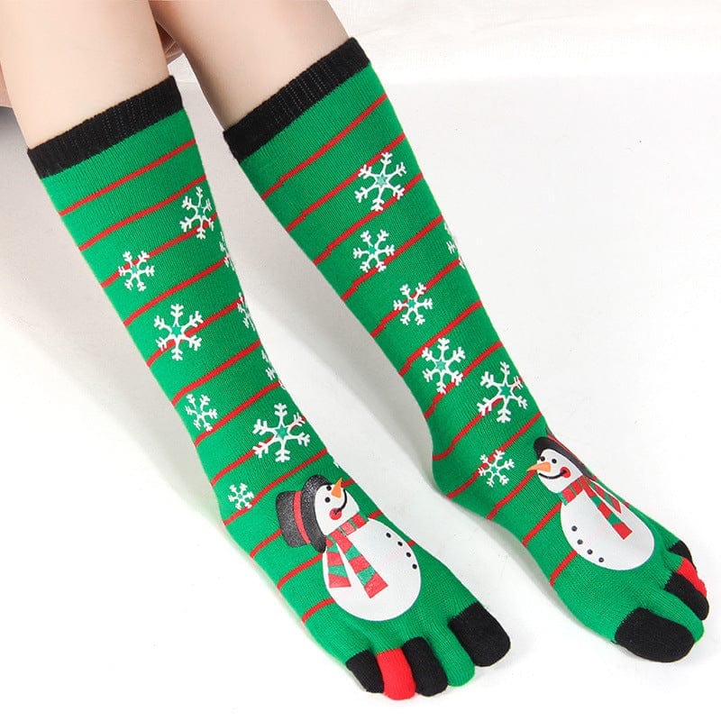 Christmas Five Finger Socks Bennys Beauty World