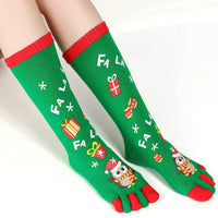 Christmas Five Finger Socks Bennys Beauty World