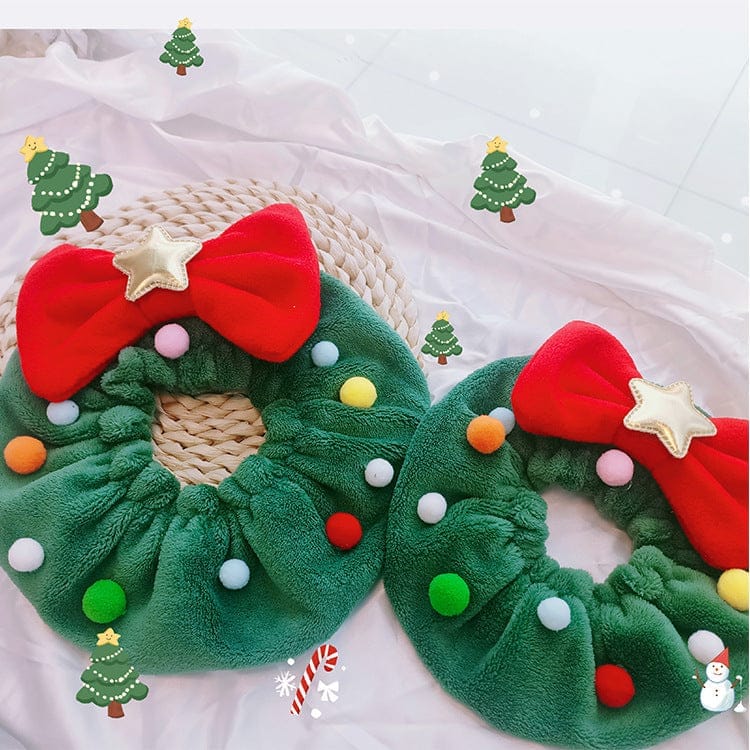Christmas Pet Bow-knot Collar Friendly To Skin Xmas Pet Scarf WashableParty Pet Dog Neck Strap Scarf Photo Prop Pet Supplies Bennys Beauty World