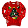 Christmas Plus Size Round Neck Loose Pullover Sweater Bennys Beauty World