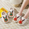 Christmas Shoes Winter Home Slippers Elk Soft Cozy Bedroom Slipper Bennys Beauty World