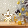 Christmas Tree Topper LED Light 3D Star Ornament Bennys Beauty World