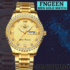 Classic Gold Men Quartz Watch Relojes De Hombre Stainless Steel Business Watches Bennys Beauty World