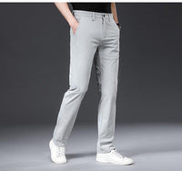 Classic High Quality Men's Trousers Spring & Summer Solid Color Pants Bennys Beauty World