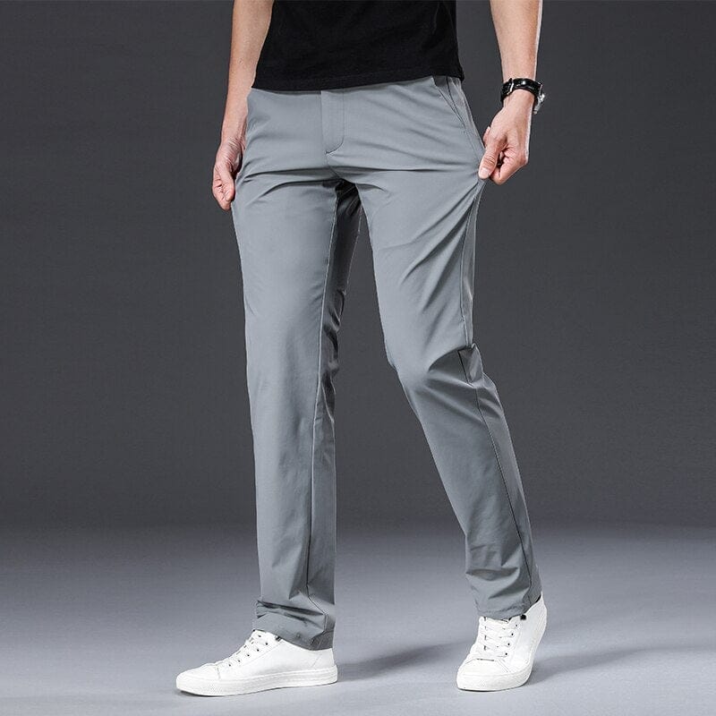 Classic High Quality Men's Trousers Spring & Summer Solid Color Pants Bennys Beauty World
