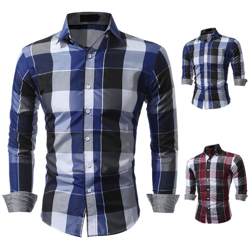 Classic Plaid Dress Shirts Bennys Beauty World