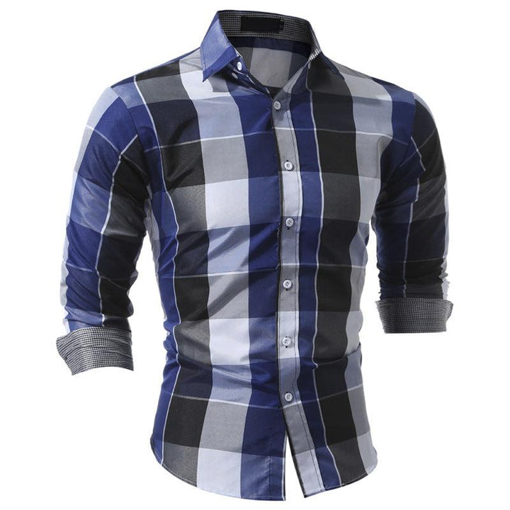 Classic Plaid Dress Shirts Bennys Beauty World