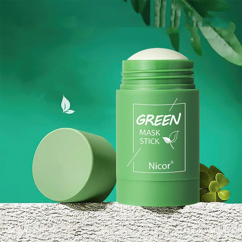 Cleansing Green Tea Mask Clay Stick Oil Control Anti-Acne Whitening Seaweed Mask Skin Care Bennys Beauty World