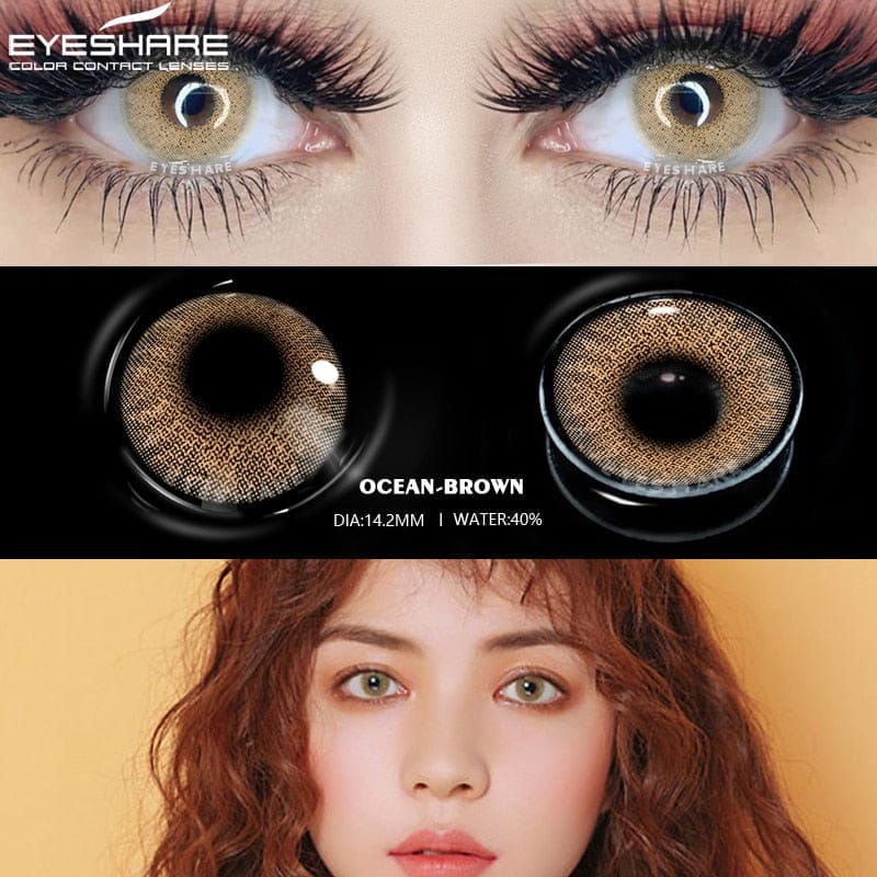 Color Contact Lenses for Eyes 1 pair Bennys Beauty World