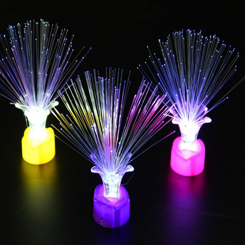 Colored Fiber Optic LED Light-up Mini Christmas Tree Bennys Beauty World