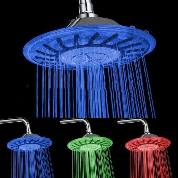 Colorful LED With Four Colors And 8 Inches Shower Head Bennys Beauty World