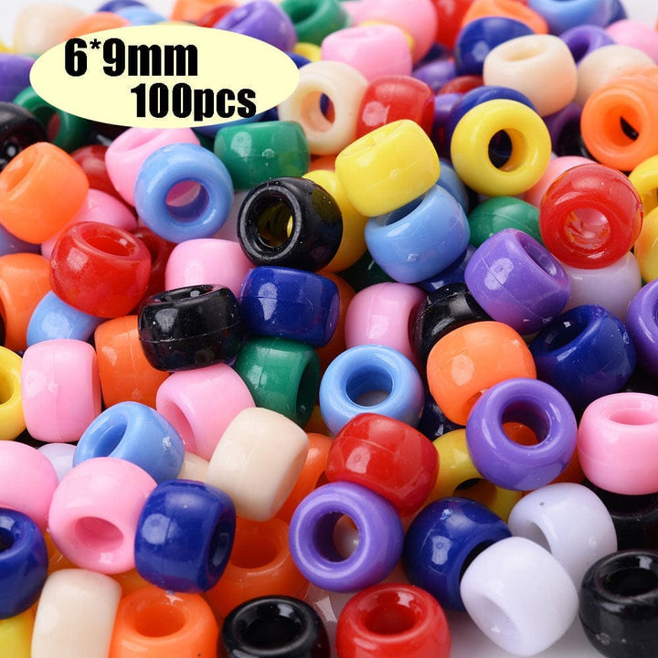 Colorful Pony Beads Fashion Hair Beads For Kids Bennys Beauty World