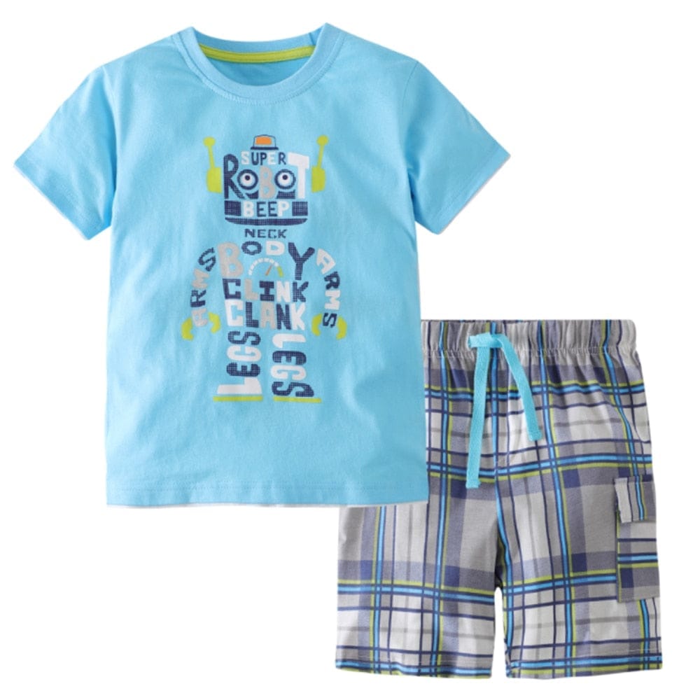 Cotton Boys & Girls Clothing Sets Short Sleeve Bennys Beauty World