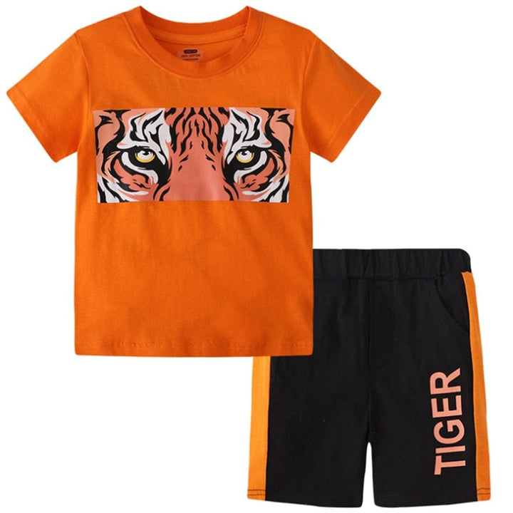 Cotton Boys & Girls Clothing Sets Short Sleeve Bennys Beauty World