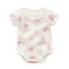 Cotton Floral Baby Bodysuits Summer Newborn Girls. Twins Clothing Bennys Beauty World