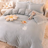 Cotton Four-piece Lace Skin-friendly Breathable Bed Sheet Bennys Beauty World