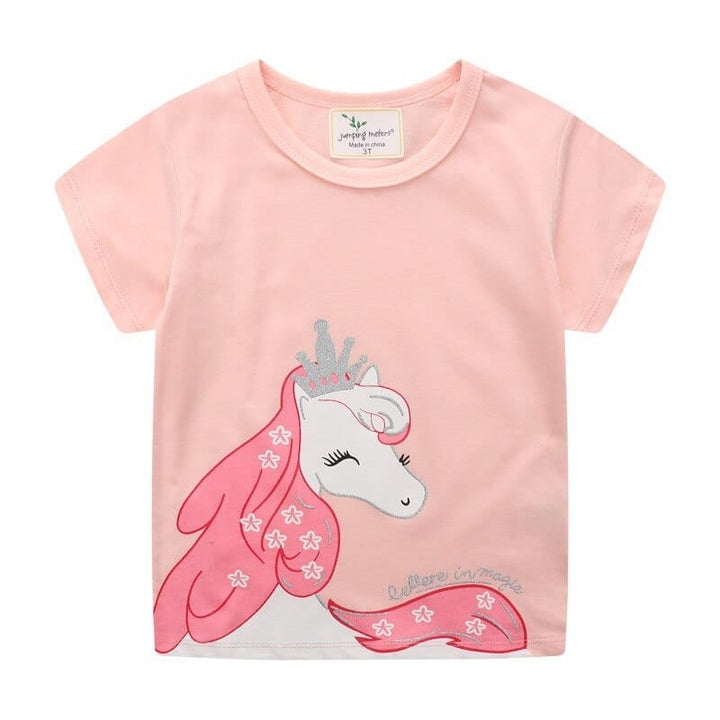 Cotton Summer Toddler Clothes Pink Tees Bennys Beauty World