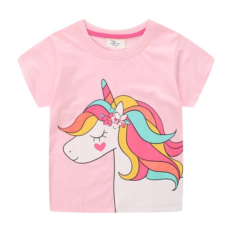 Cotton Summer Toddler Clothes Pink Tees Bennys Beauty World