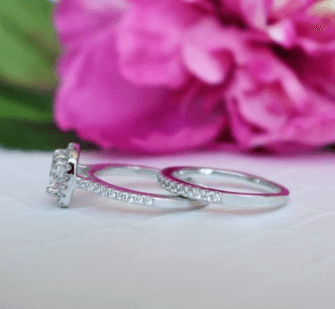 Couple Rings Wedding Engagement Rings Fashion Ladies Inlaid Diamond Rings Bennys Beauty World