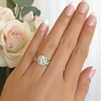 Couple Rings Wedding Engagement Rings Fashion Ladies Inlaid Diamond Rings Bennys Beauty World