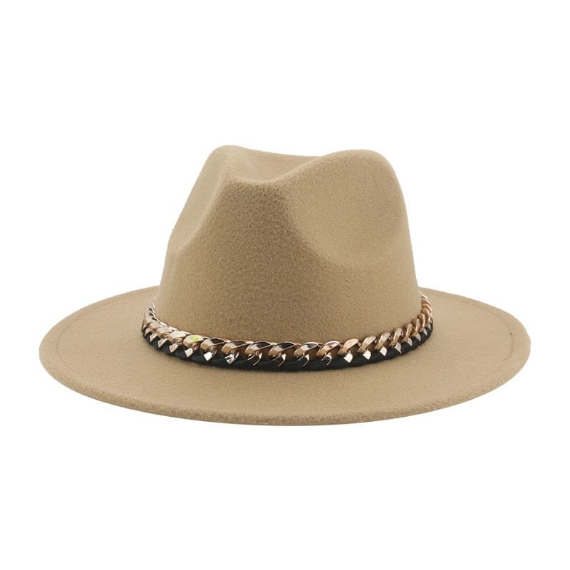 Vintage Fedora Hats for Men And Women camel / 56-58cm