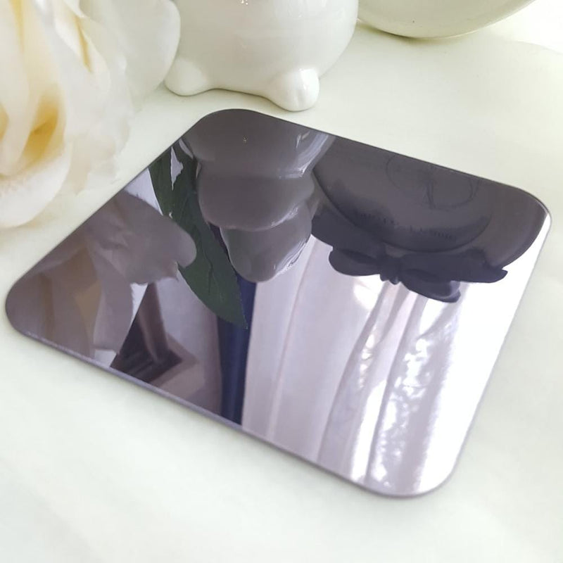 Creative DIY Square Abstract Decorative Acrylic Mirror Wall Stickers Bennys Beauty World