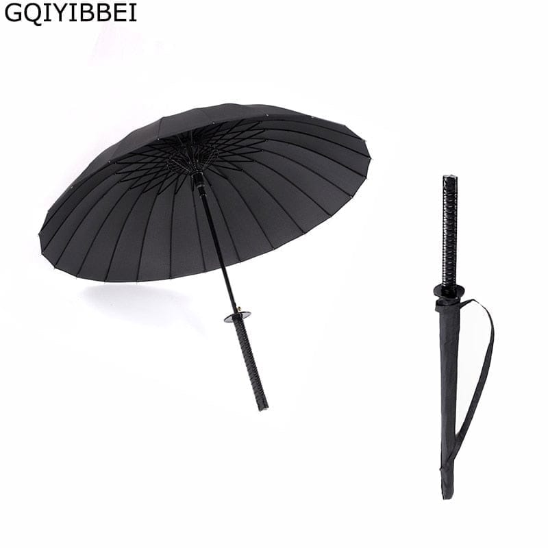 Creative Long Handle Large Windproof Samurai Sword Umbrella Bennys Beauty World