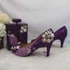 Crystal Bridal Wedding Shoes And Bag Set Bennys Beauty World