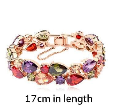 Cubic Zircon  Luxury Wedding Bracelets Women's Crystal Jewelry Bennys Beauty World