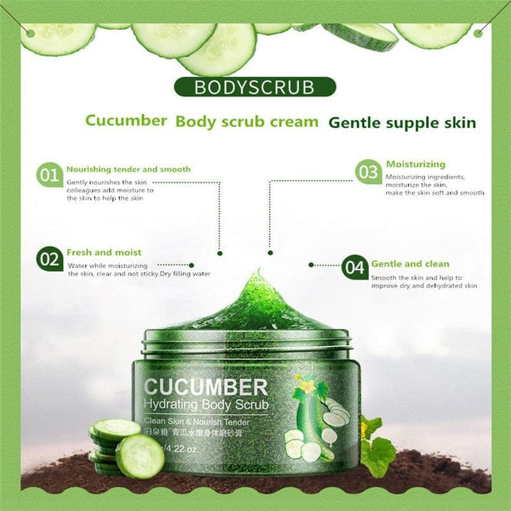 Cucumber skin beautiful white skin peels facial scrub Bennys Beauty World